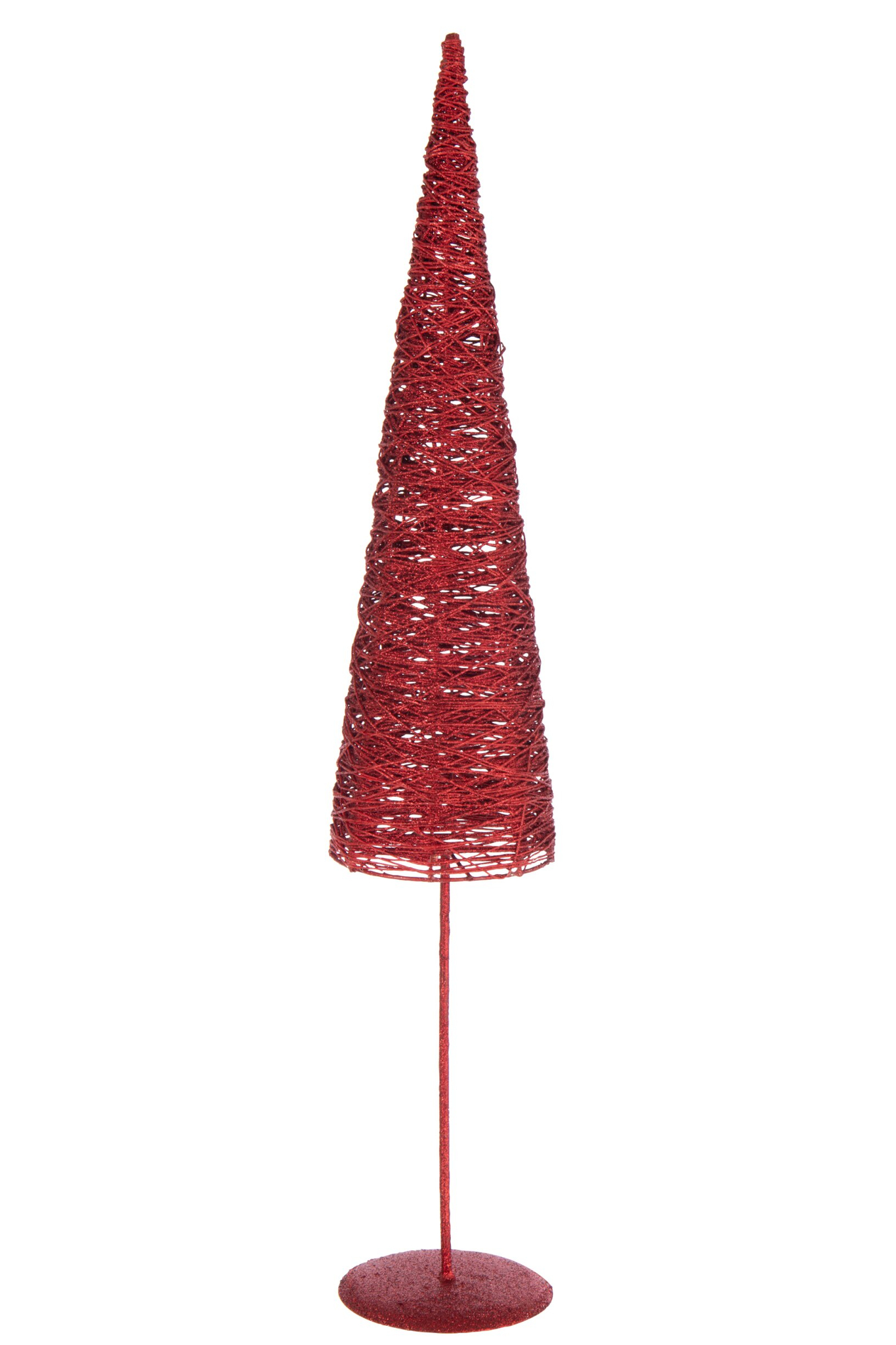 Kerstboom Boordi Metaal Rood - Afbeelding 3
