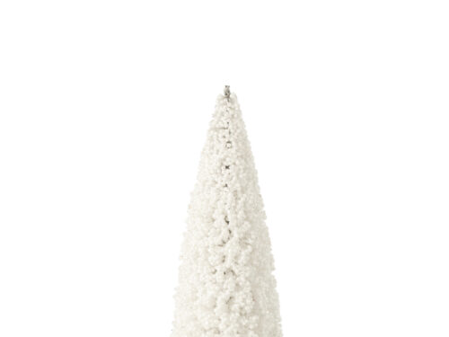 Kerstboom Jiennano PET wit 32 cm, compact en winterse kerstdecoratie voor het interieur