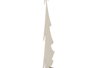 Kerstboom Peildon Hout Wit H45 cm