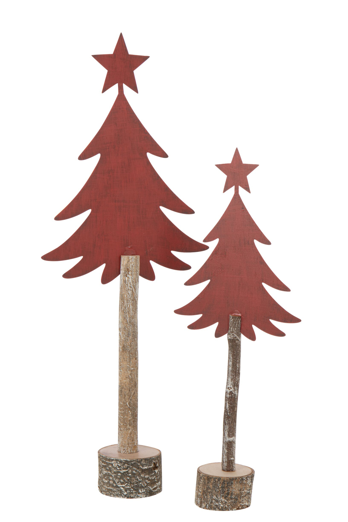 Kerstboom Bumy Metaal Rood H60 cm