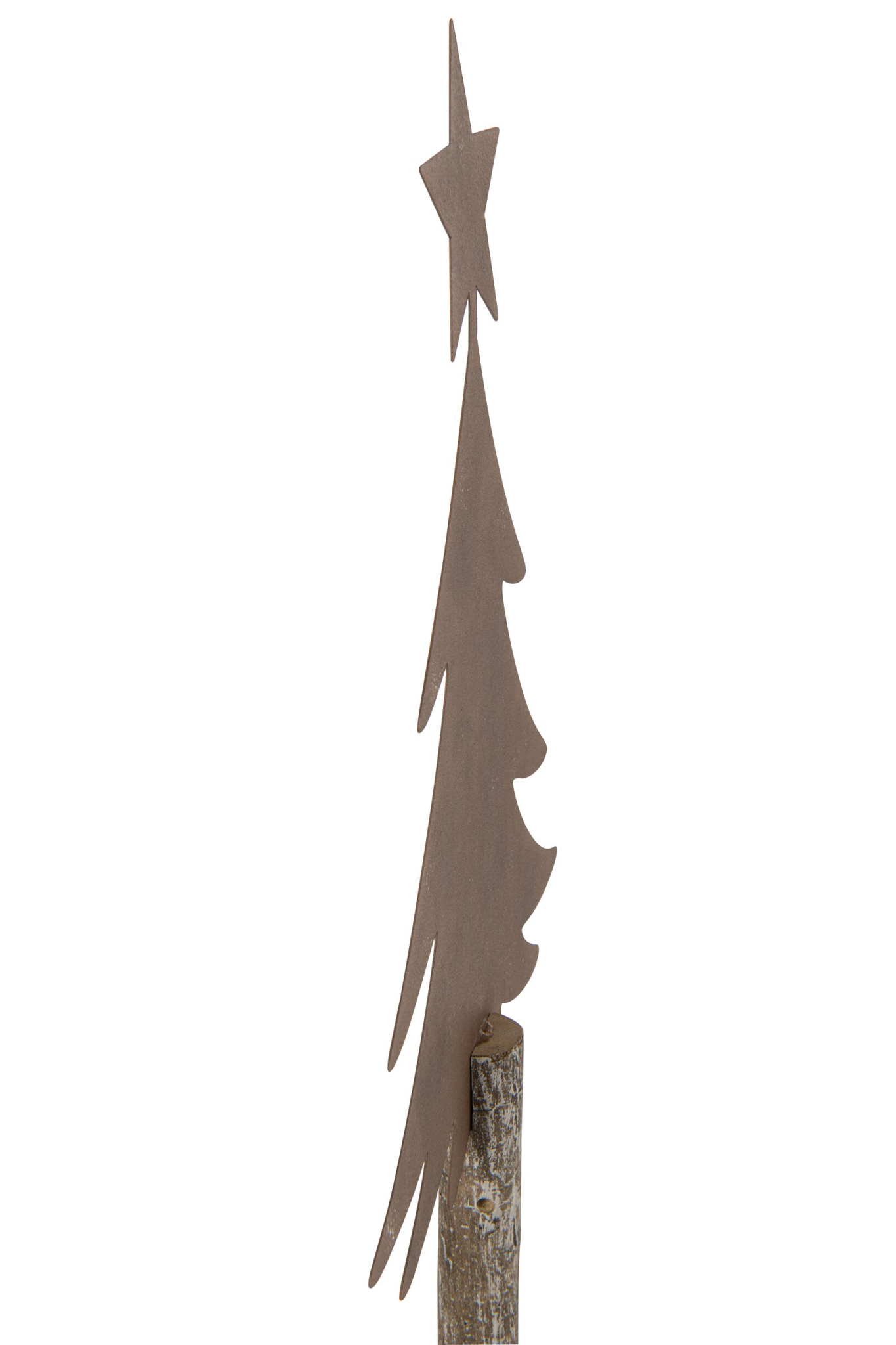 Kerstboom Paurral Metaal Bruin H45 cm