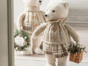 Decoratiefiguur Trooraro Polyester Beige H37 cm - Set van 2
