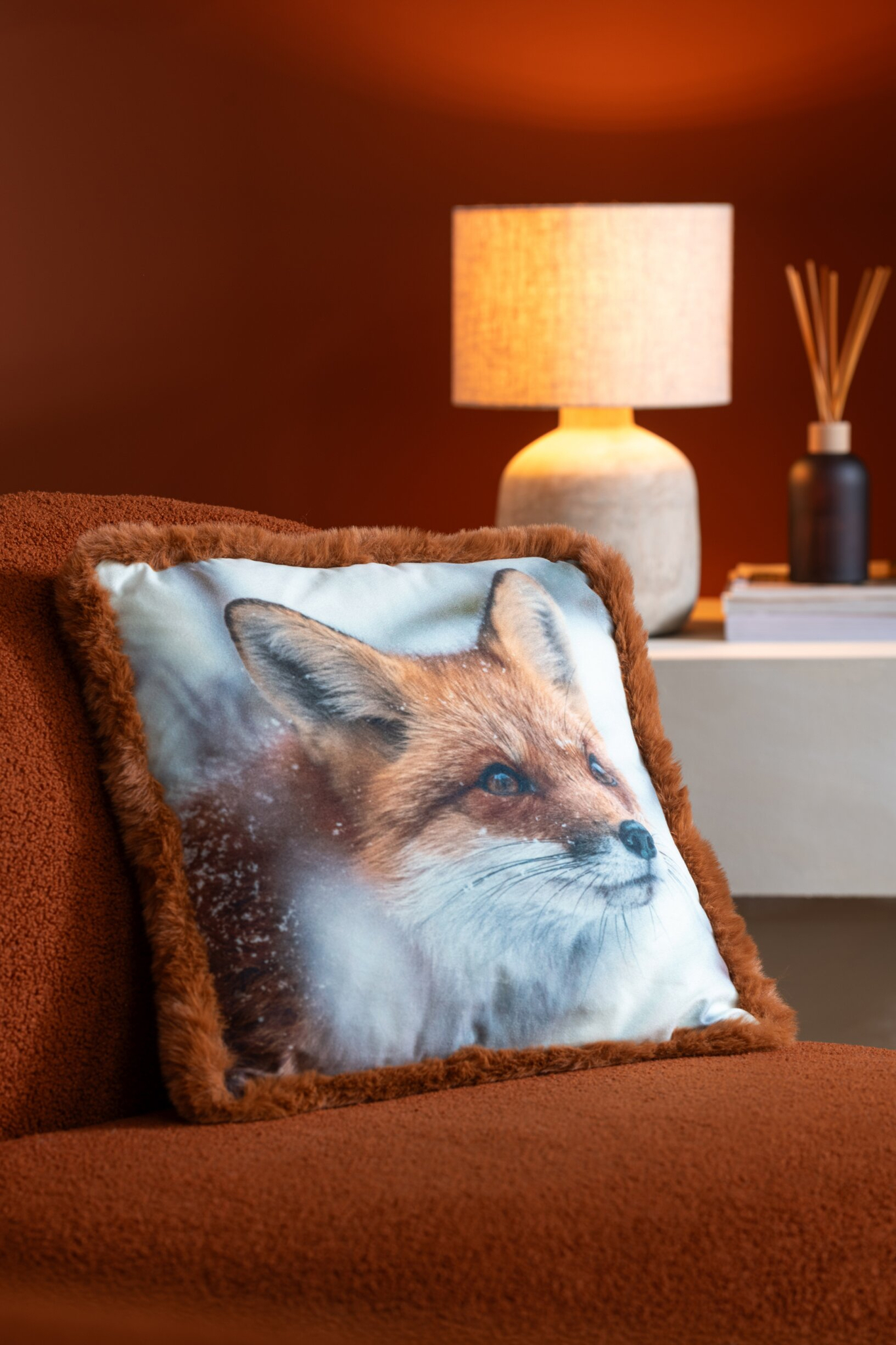 Kussen Jauldira Bruin 60x60 cm - Set van 2 - Afbeelding 2
