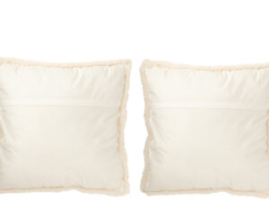 Kussen Addis Bruin 60x60 cm - Set van 2