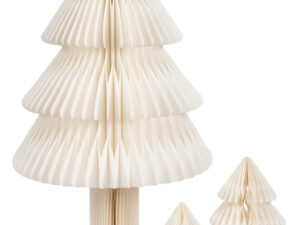 Kerstboom Grooltek Papier Wit H100 cm