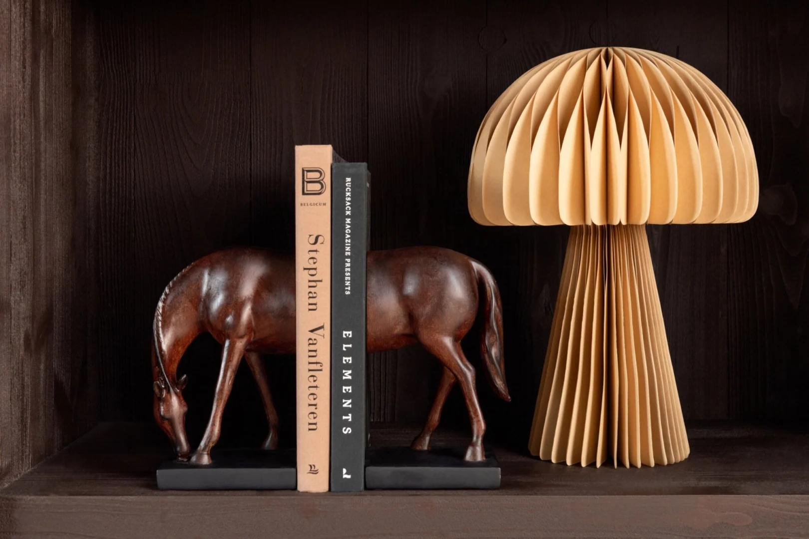 Decoratiefiguur Klarrello Papier Bruin H40 cm - Afbeelding 3