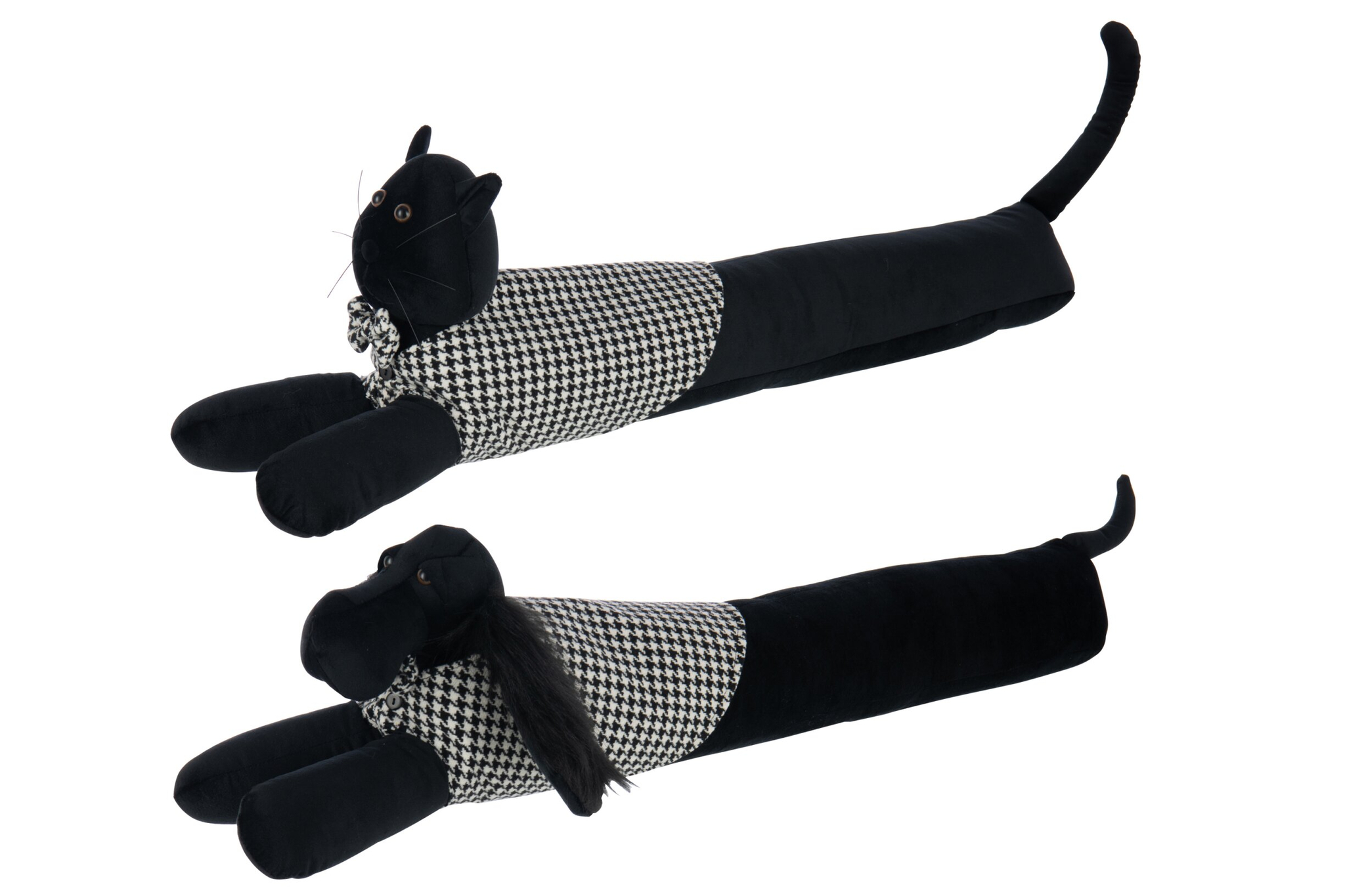 Decoratiefiguur Tuskoro Polyester Zwart H22 cm - Set van 2