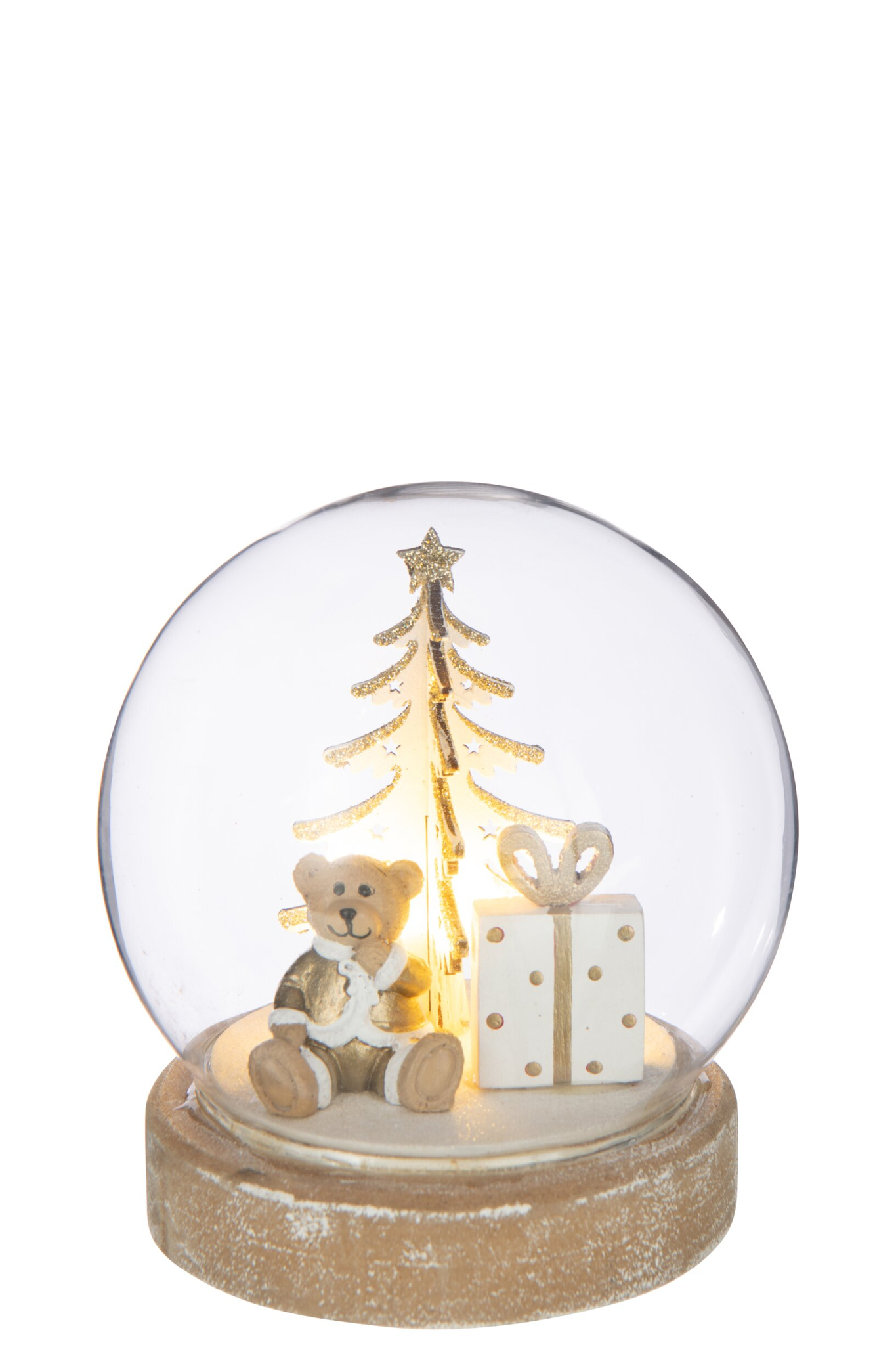 Decoratiefiguur Tolvund Multiplex Wit H13 cm