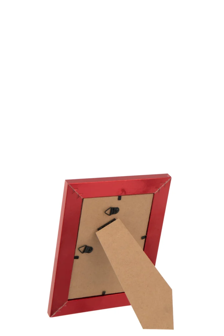 Rode Geelvine spiegel van MDF en glas, compact 19,5 x 1,2 cm voor een warm accent