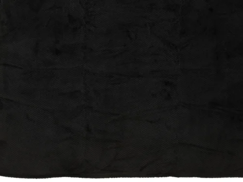Ceestund zwarte snuggle-deken van licht polyester met zachte, warme uitstraling