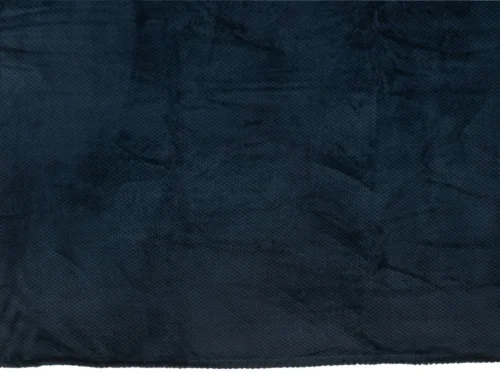 Woonaccessoire Sleivum blauw polyester met zachte, textuurrijke afwerking voor bank of fauteuil