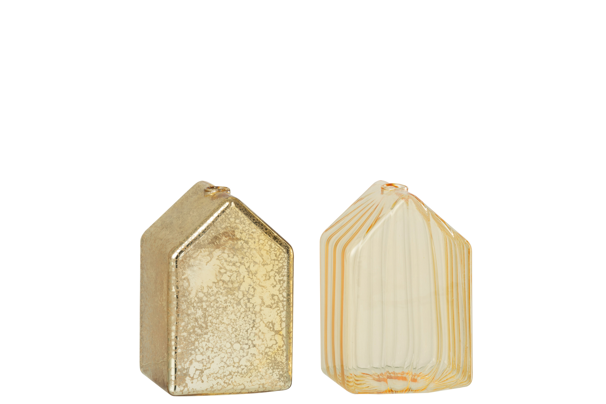 Woonaccessoire Jonnan Glas Goud - Set van 2