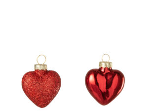 Opbergdoos Floommak Glas Rood