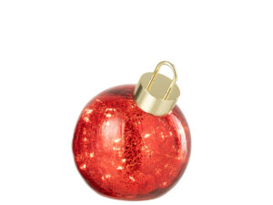 Kerstballen Handel Glas Rood