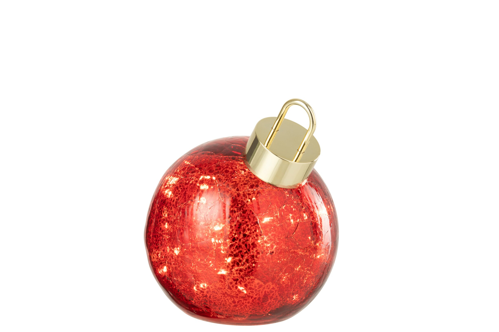 Kerstballen Handel Glas Rood