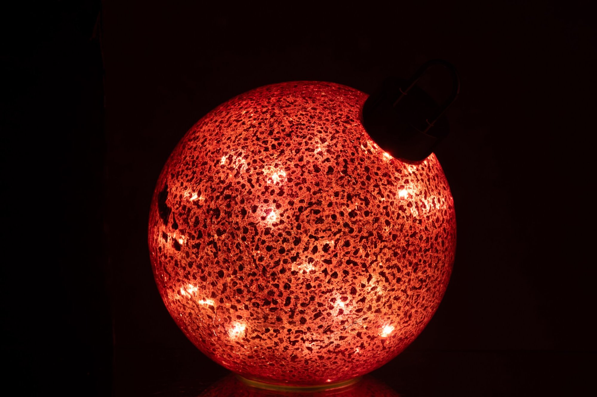 Kerstballen Fooman Glas Rood - Afbeelding 2
