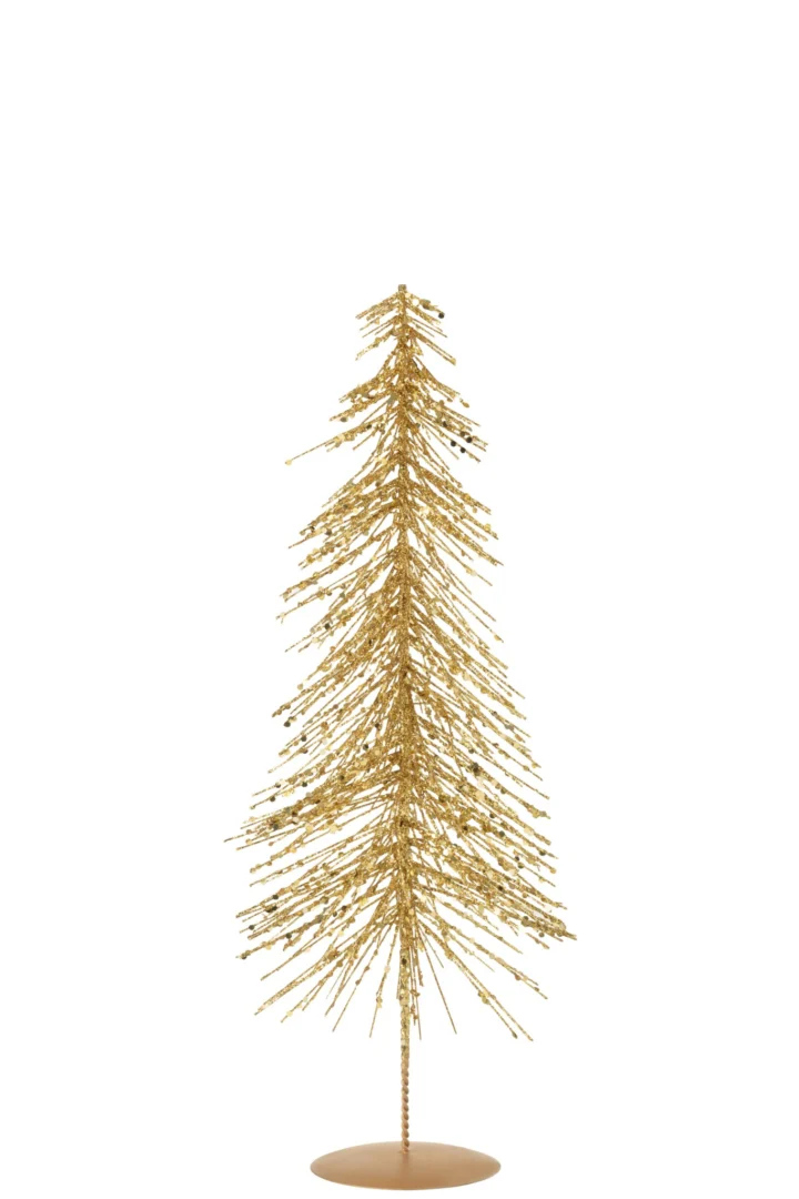 Kerstboom Reilvond Metaal Goud H45 cm - Afbeelding 2