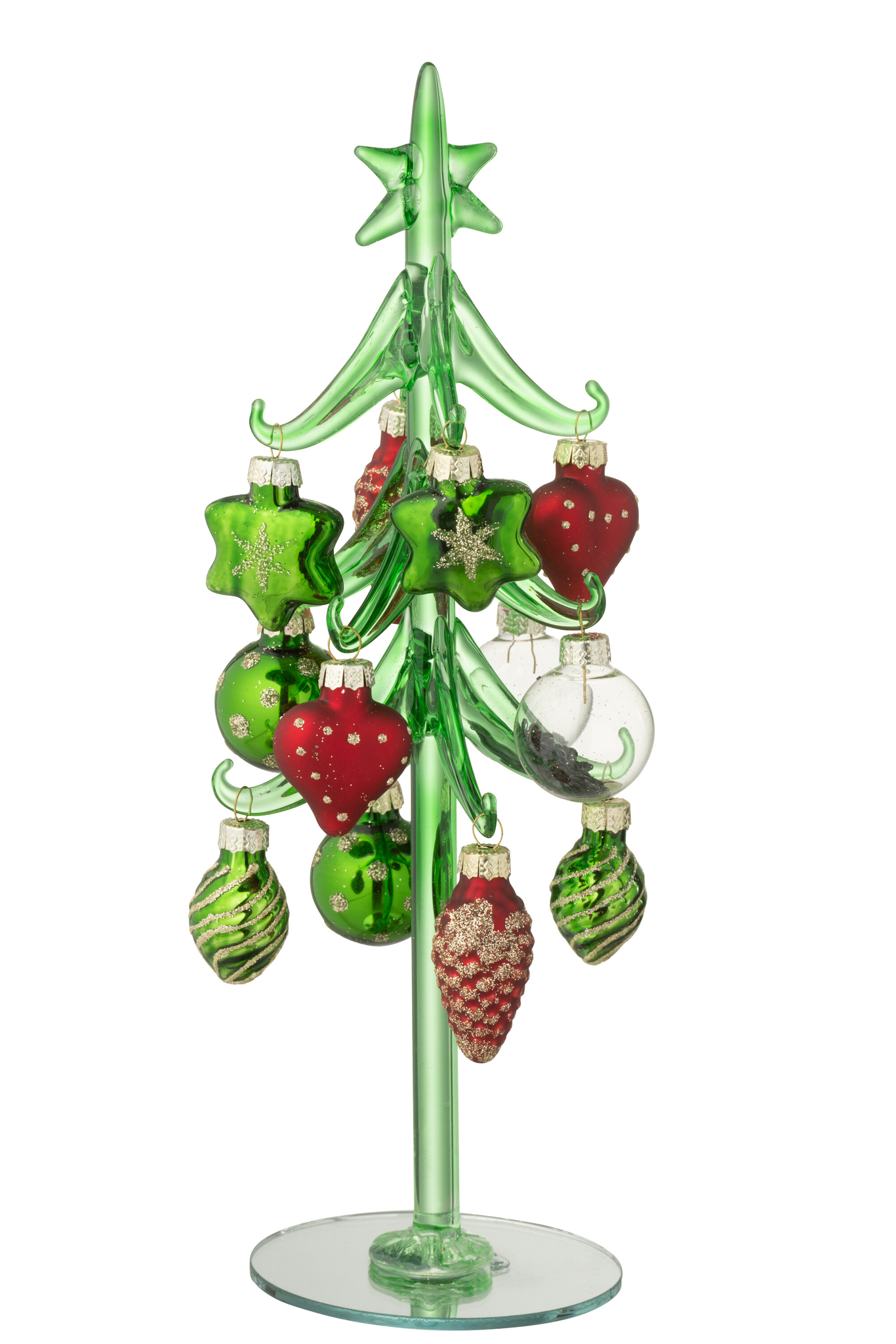 Kerstboom Proonsira Glas Groen H26 cm