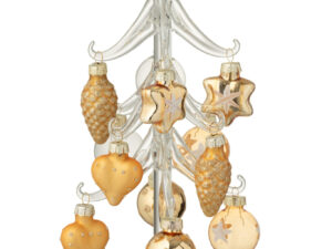 Kerstboom Cermino Glas Transparant H26 cm