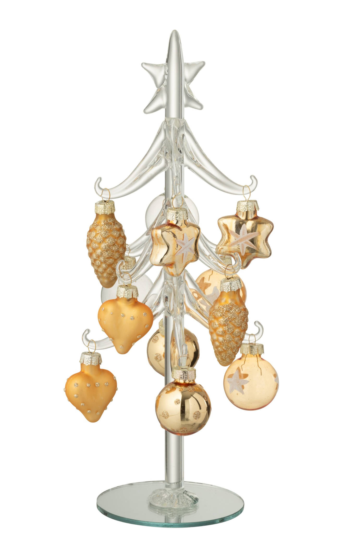 Kerstboom Cermino Glas Transparant H26 cm
