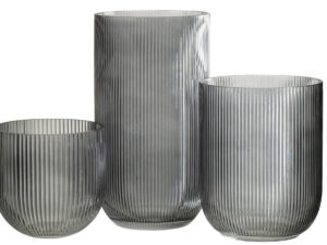 Vaas Bremi Glas Zwart H30 cm