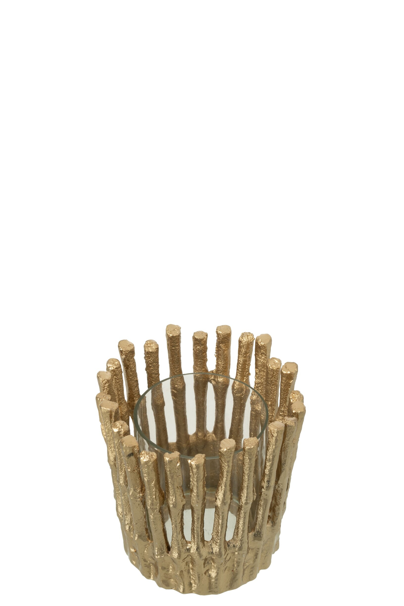 Kandelaar Brerronte Aluminium Goud H12 cm - Afbeelding 3
