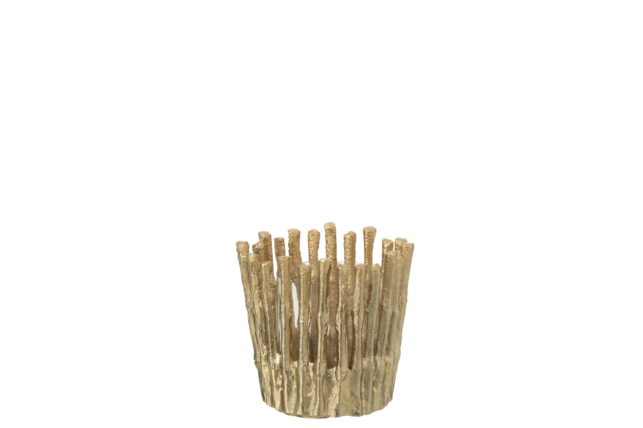 Kandelaar Brerronte Aluminium Goud H12 cm - Afbeelding 5