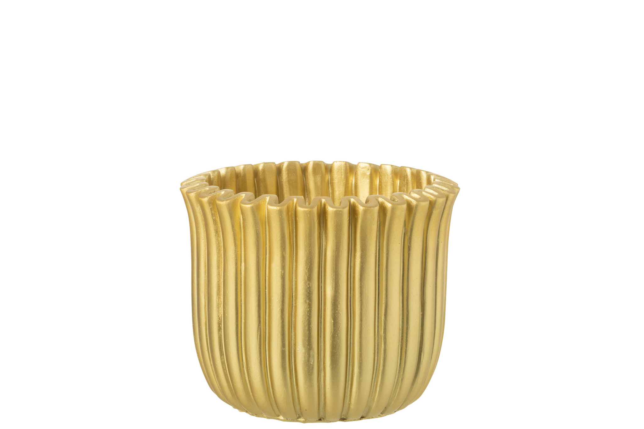 Bloempot Censar Beton Goud H16 cm - Afbeelding 3