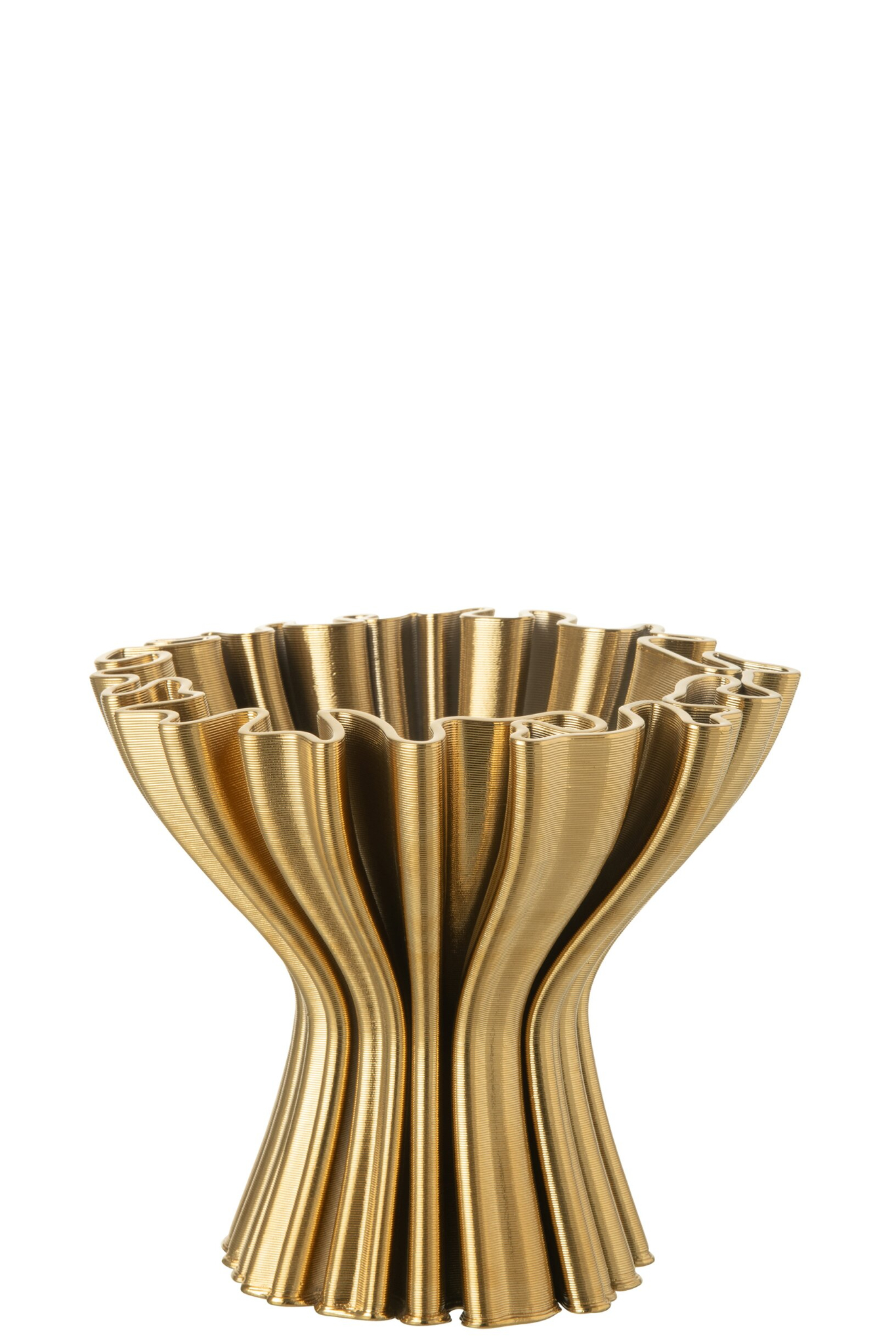 Steengoedvaas Trunnello Steen Goud H21,5 cm - Afbeelding 2