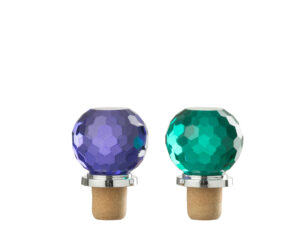 Decoratiebal Zaunsesta Glas Blauw - Set van 2