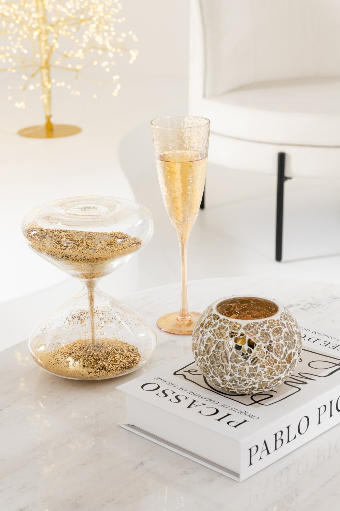 Drinkglas Piesonte Glas Goud - Afbeelding 2