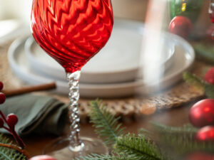 Drinkglas Lavona Glas Rood