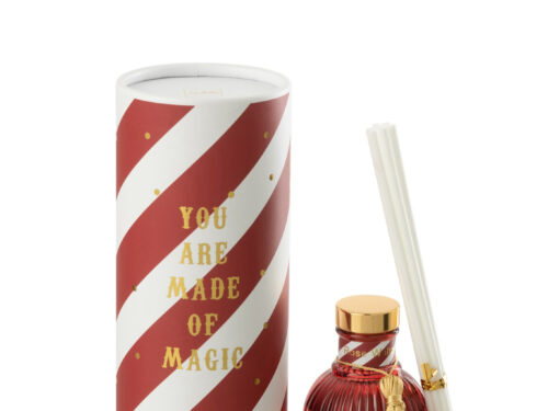 Geurstokjes Geurstokjes Stoven Wit met rode Rose Waltz diffuser, witte stokjes en luxe cadeauverpakking