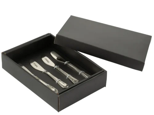 Opbergdoos Greidello Messing Zilver, compact zwart doosje voor sierlijk opbergen met zilverkleurige messing afwerking