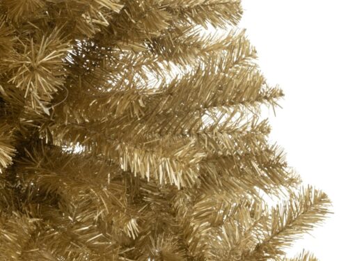 Kerstboom Peestu goud PVC kunstkerstboom, 150 cm met volle takken en feestelijke glans