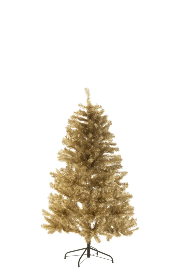 Kerstboom Peestu Pvc Goud H150 cm - Afbeelding 3