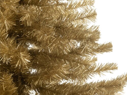 Kerstboom Kliestos PVC goud, volle kunstkerstboom met stevige takken en luxe feestelijke uitstraling