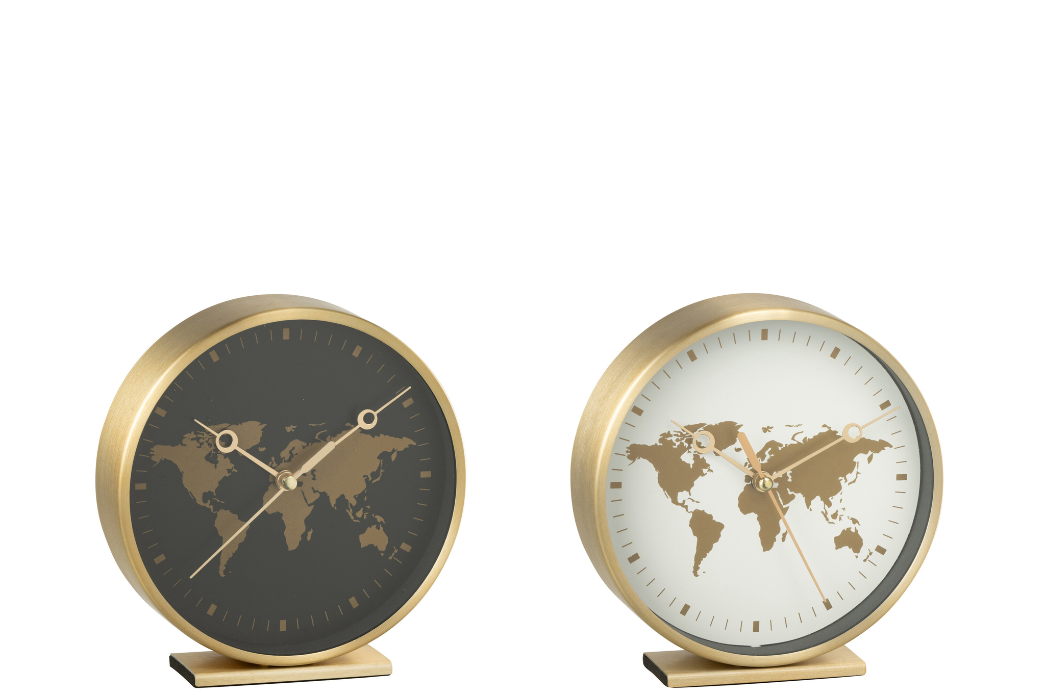 Wandklok Teirand Zwart - Set van 2 - Afbeelding 3