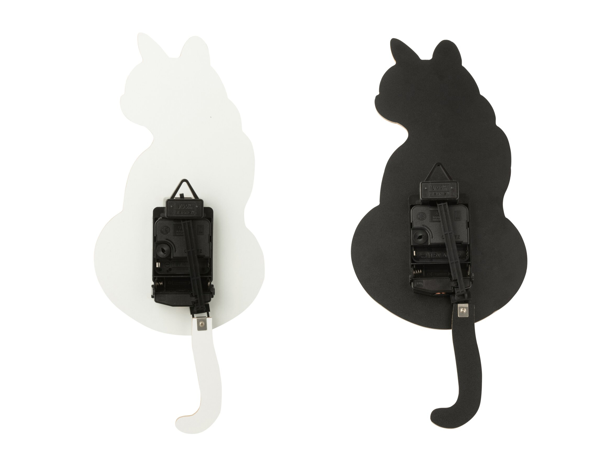 Wandklok Kunnine Zwart - Set van 2