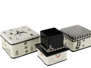 Decoratiefiguur Feiltora Dolomiet Wit H34,7 cm - Set van 3