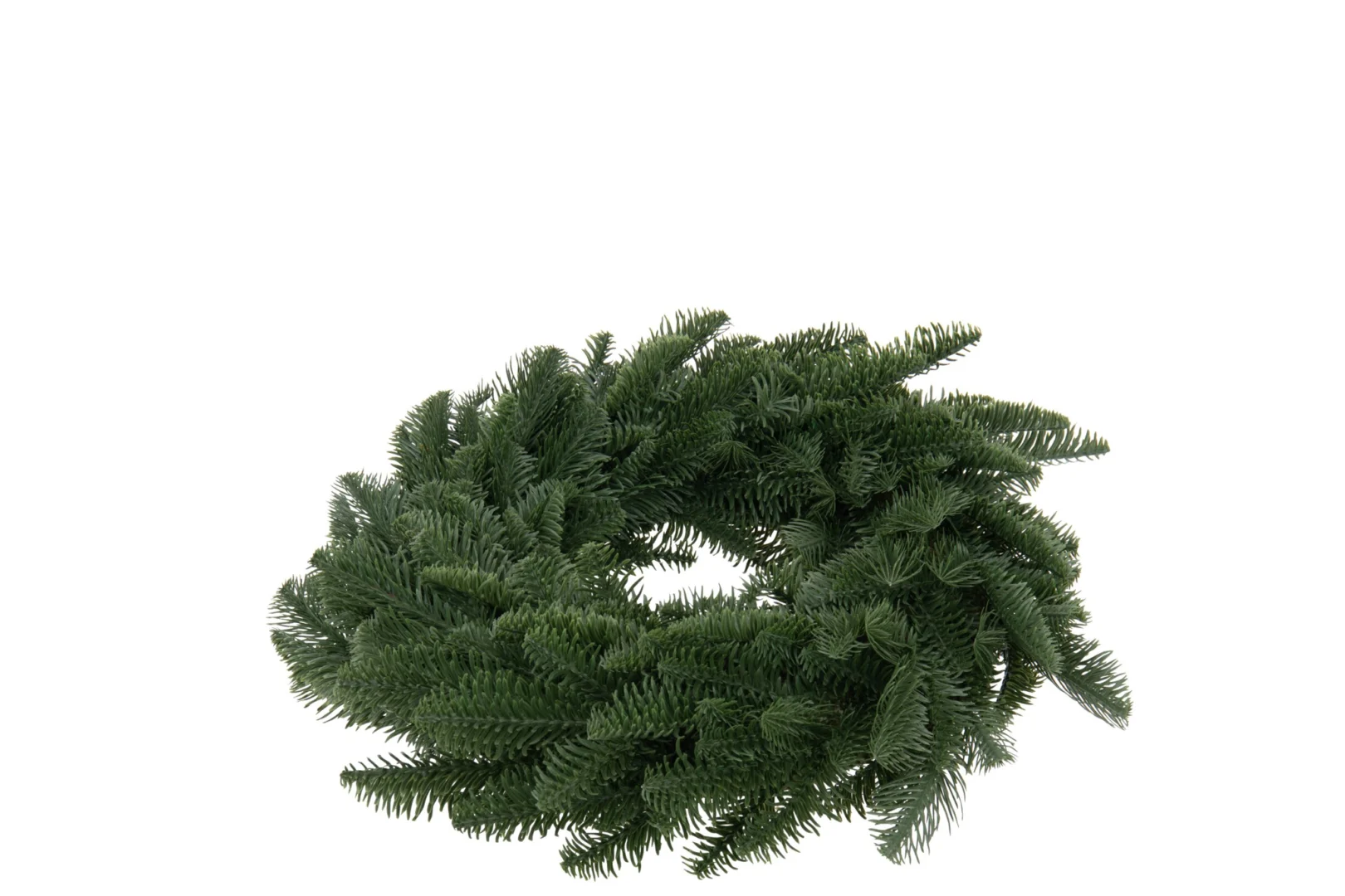 Krans Klordia Kunststof Groen, compacte winterkrans met volle dennenlook voor sfeervol interieur