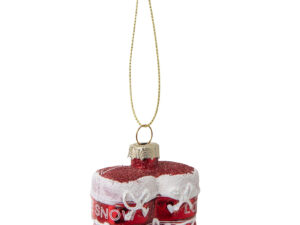 Kerstdecoratie Garnura Glas Rood
