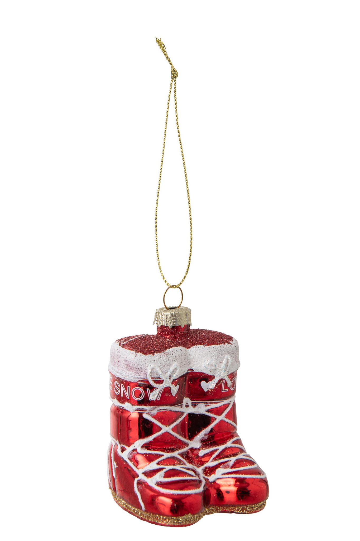 Kerstdecoratie Garnura Glas Rood