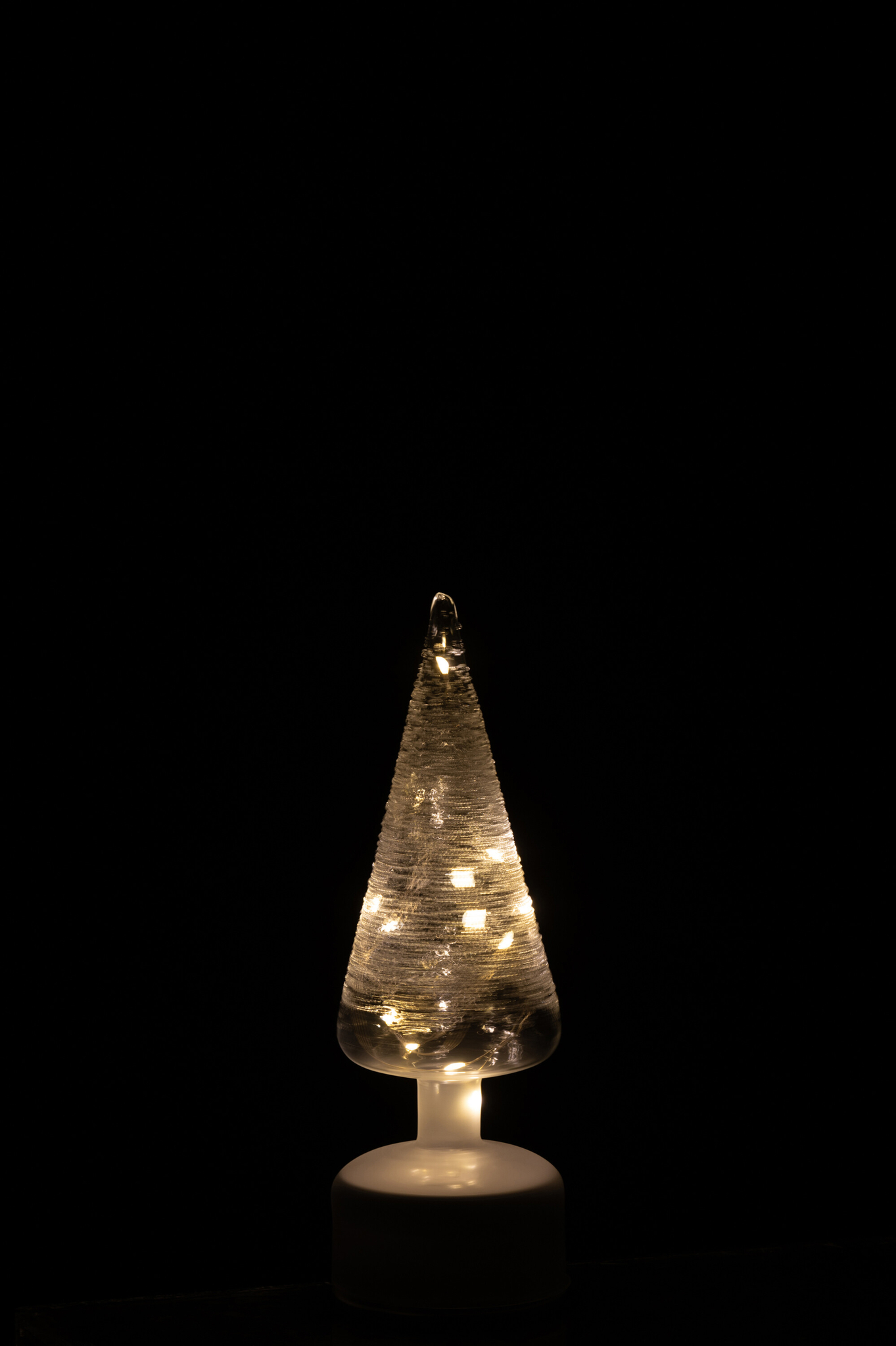 Kunstboom Laumol Glas Wit H27 cm - Afbeelding 2