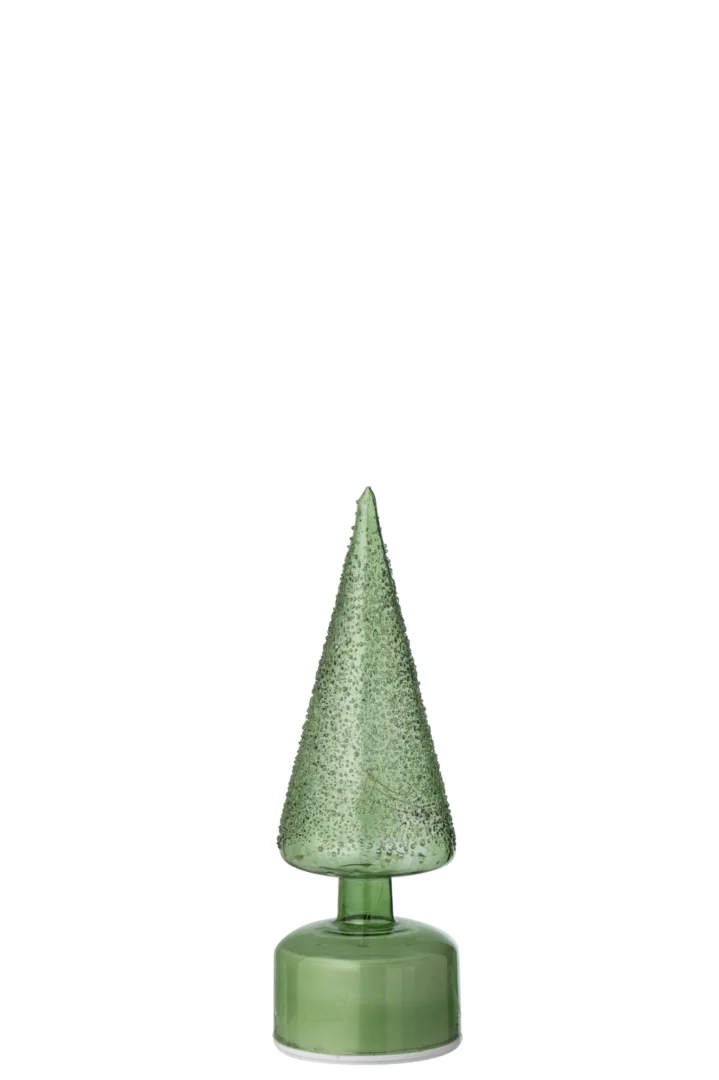 Kunstboom Skustang Glas Groen H27 cm - Afbeelding 4