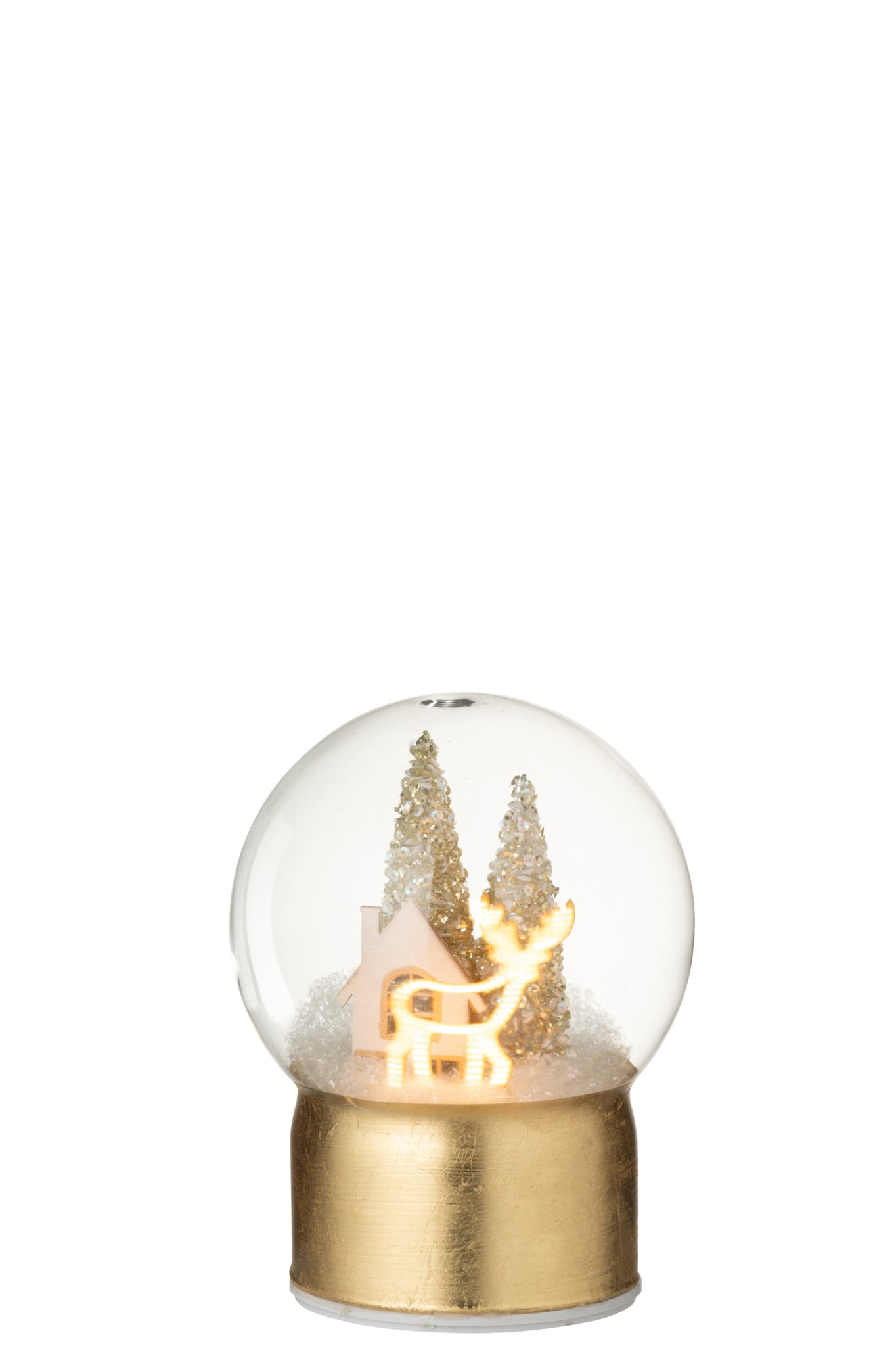 Decoratiefiguur Kloollane Glas Goud H16 cm
