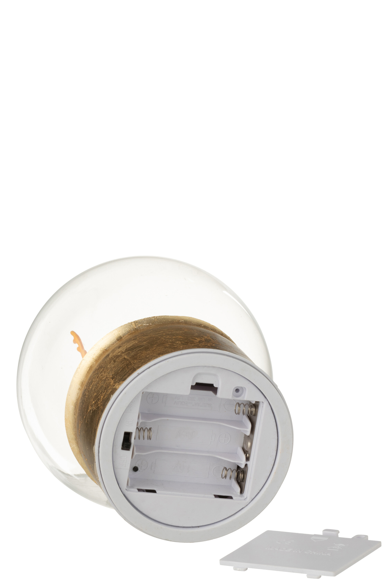 Decoratiefiguur Kloollane Glas Goud H16 cm - Afbeelding 3