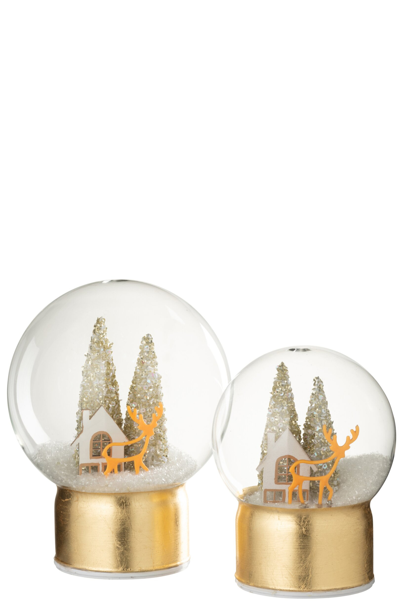 Decoratiefiguur Trommino Glas Goud H21 cm - Afbeelding 4