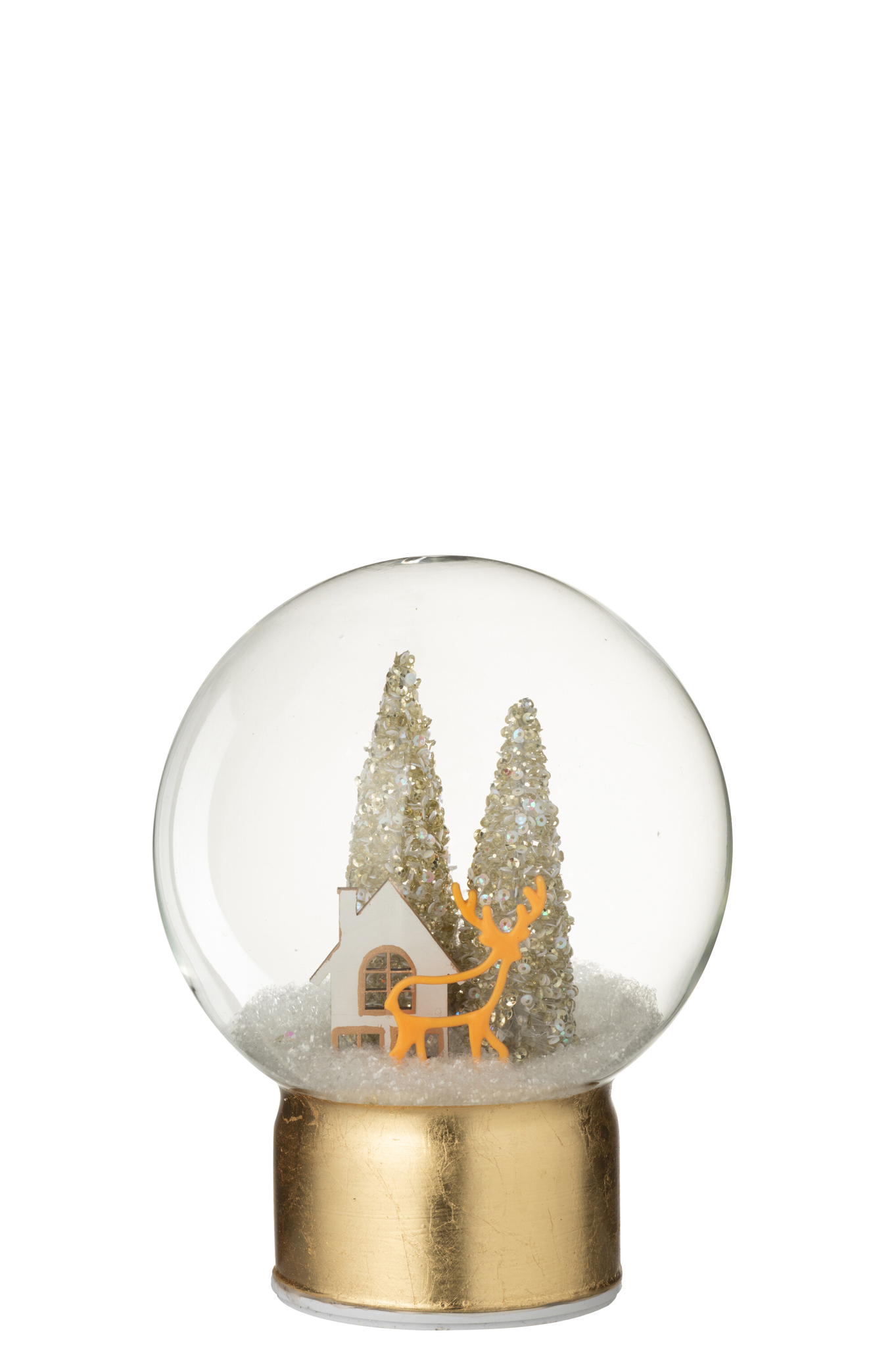 Decoratiefiguur Trommino Glas Goud H21 cm - Afbeelding 5