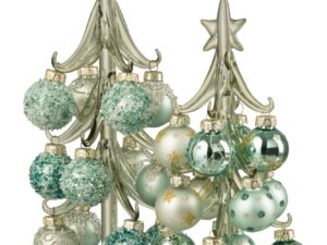 Kerstboom Jemmona Glas Groen H27 cm